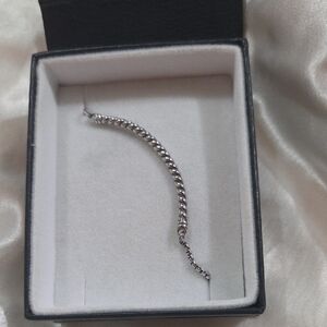 Montana Silversmiths Sterling Lane Silver Rope Bolo Bracelet NEW